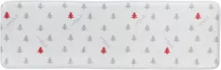 Xmas NIVIA mat, vánoční plyšová podložka na parapet, 90 x 28 cm, krémová