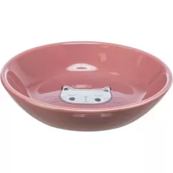 Keramická miska pro kočky, mělká 0,2 l/14 cm, různé motivy a barvy TRIXIE