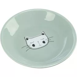 Keramická miska pro kočky, mělká 0,2 l/14 cm, různé motivy a barvy TRIXIE