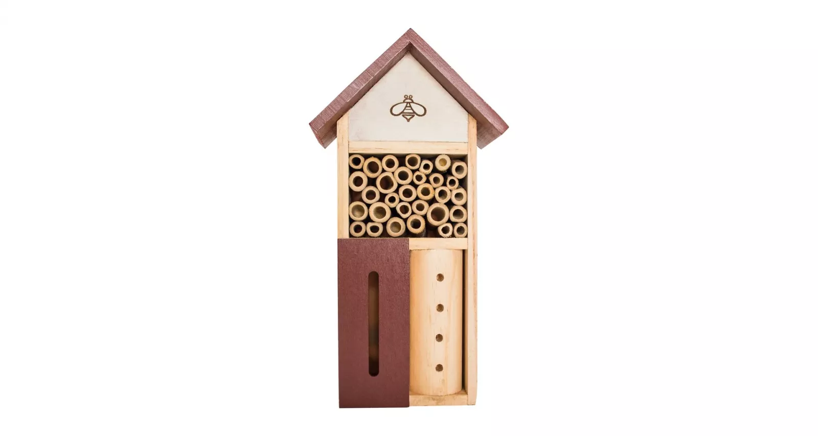 PetBuddy domeček se včelkou, hotel pro hmyz, 13 x 8.5 x 26 cm, borové dřevo Pet Buddy