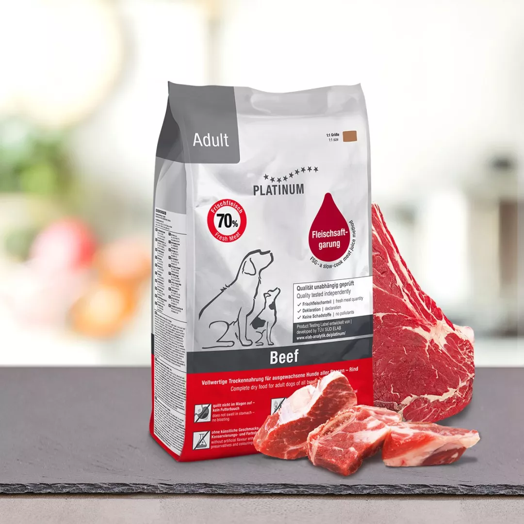 Platinum Natural Adult Beef & Potatoes 1,5kg