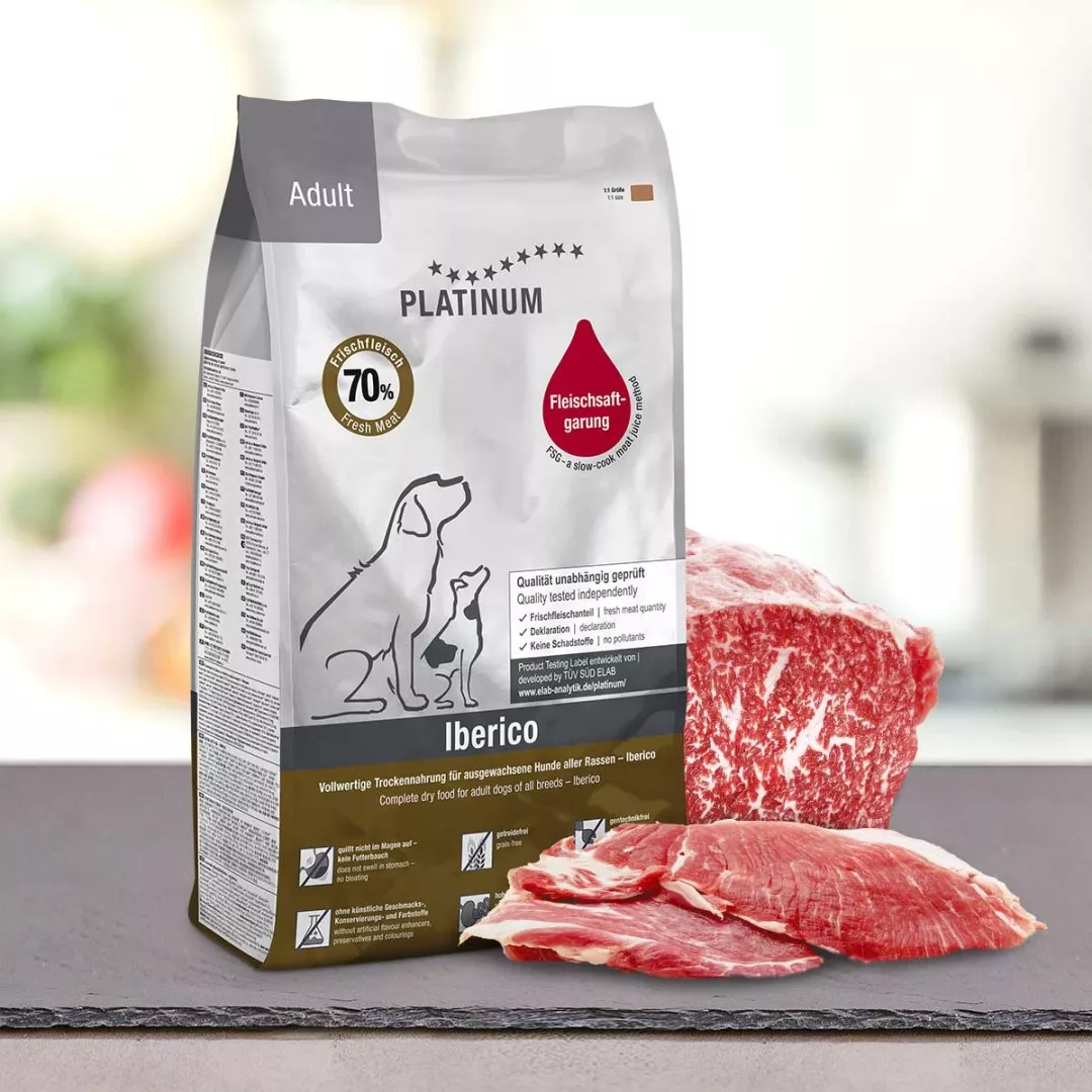 Platinum Natural Adult Iberico & Greens 5kg