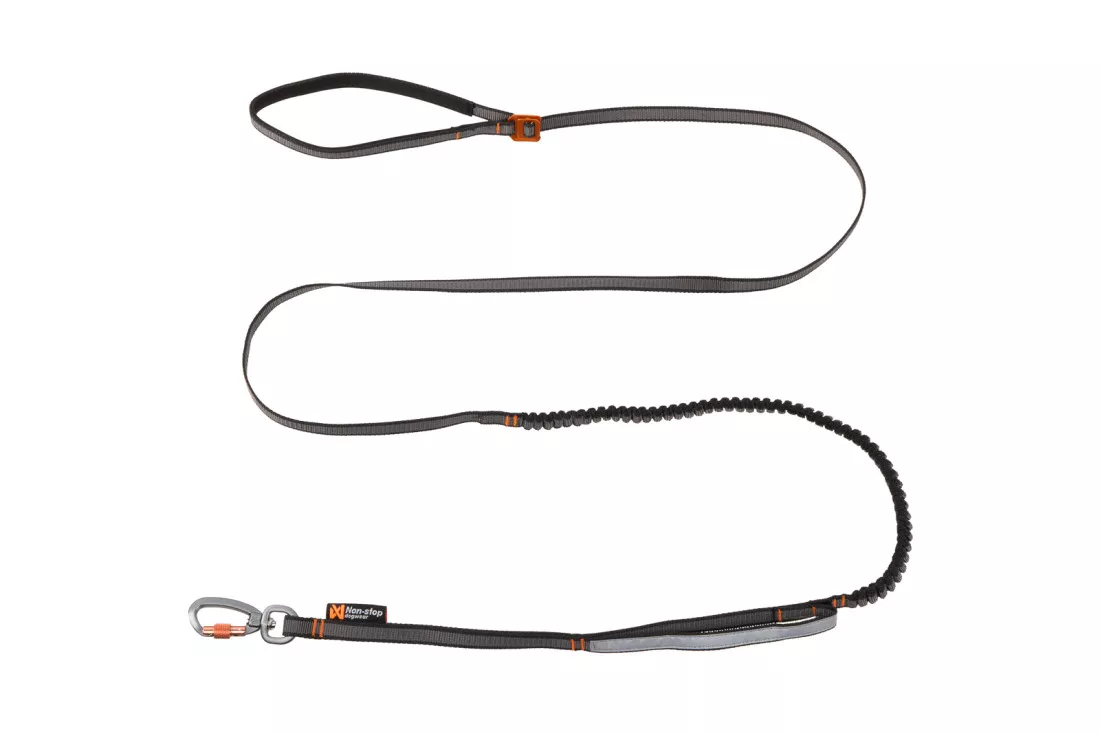 Non-stop dogwear vodítko Touring bungee adjustable leash 13mm