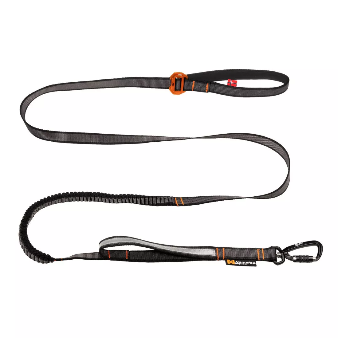Non-stop dogwear vodítko Touring bungee adjustable leash 23mm