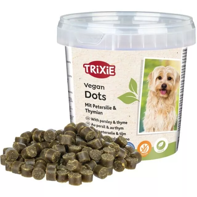 Vegan Dots, měkké mini válečky s petrželí a tymiánem, 200 g TRIXIE