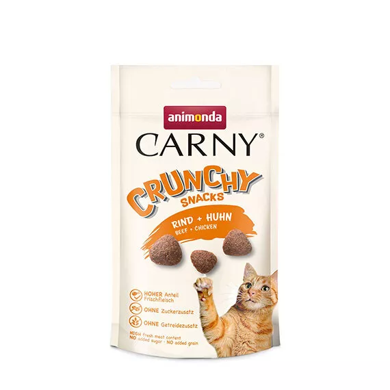 ANIMONDA Carny Crunchy Snacks - hovězí + kuře 50 g