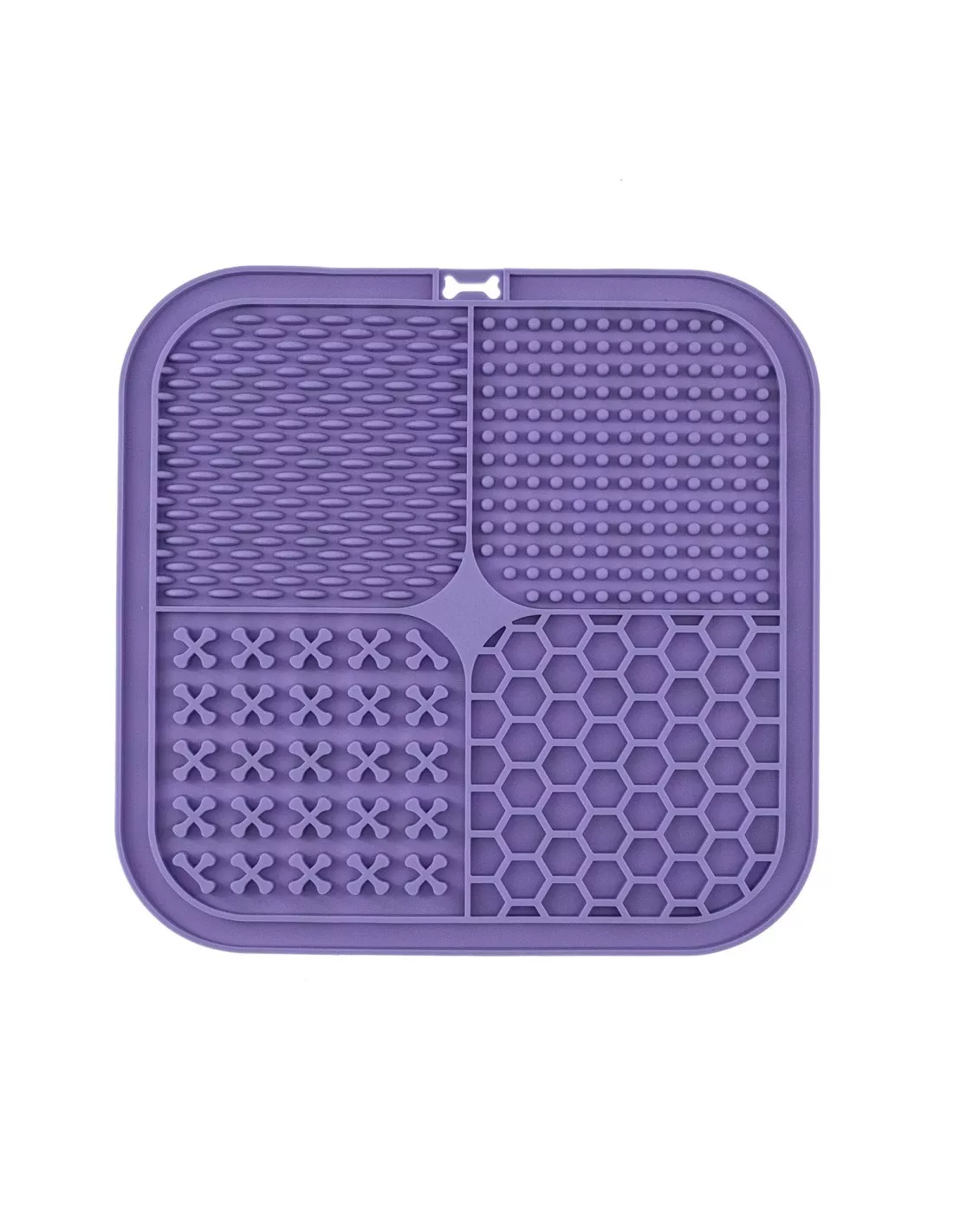 Čtvercová lízací podložka pro psy a kočky 20cm - šeřík TRIXIE