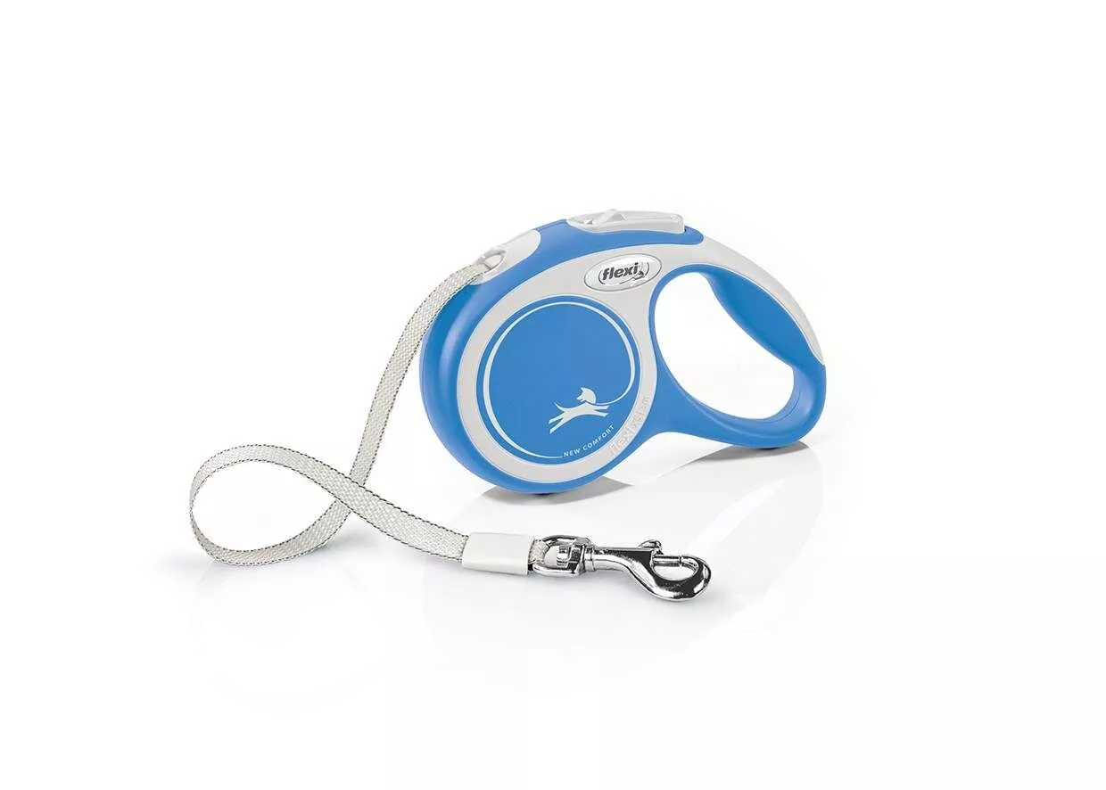 Flexi New Comfort pásek XS: délka 3 m, do 12 kg modrá