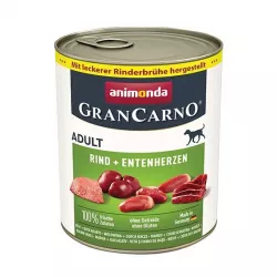 GRANCARNO Adult - hovězí, kachní srdce 800g