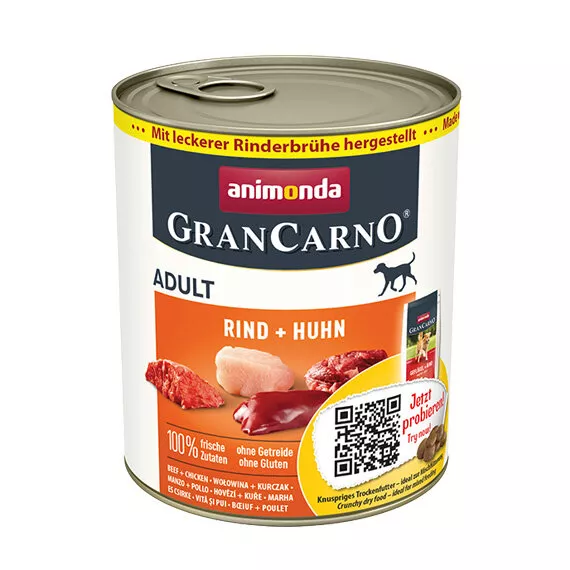 GRANCARNO Adult - hovězí, kuřecí 800g Animonda