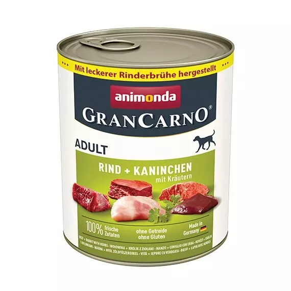 GRANCARNO Adult - králík + bylinky 800g Animonda