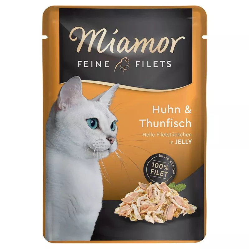 Miamor Feine Filets Pouch Huhn & Thun 100g Schmusy