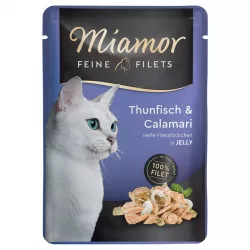 Miamor Feine Filets Pouch Thun & Cal 100g