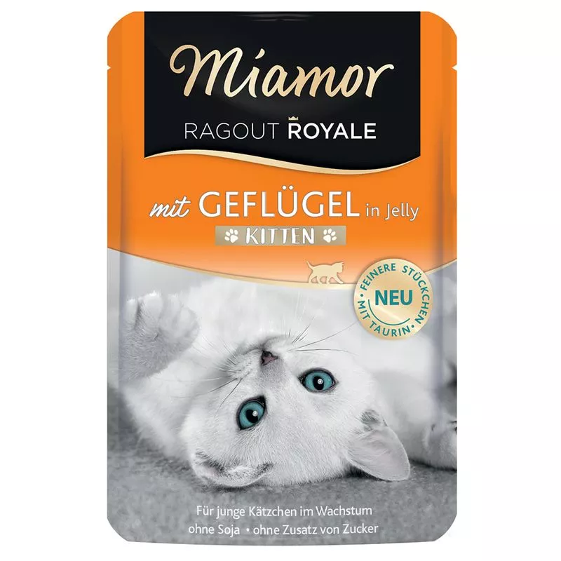 Miamor Ragout Kitten Geflugel in Jelly 100g Schmusy