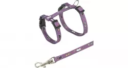 Nylonový postroj pro koťata -motiv 21-34cm/8mm TRIXIE Nylonový postroj pro koťata -motiv 21-34cm/8mm TRIXIE
