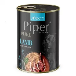 Piper Pure jehněčí a špenát, konzerva pro psy 400 g