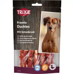Premio DUCKIES kosti s vápníkem potažené kachním masem 100g TRIXIE