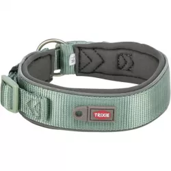 PREMIUM obojek EXTRA široký, šalvěj/grafit M-L: 40-48 cm/40 mm TRIXIE