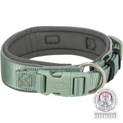 PREMIUM obojek EXTRA široký, šalvěj/grafit M-L: 40-48 cm/40 mm TRIXIE