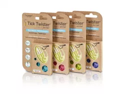 Tick Twister ClipBox 3ks - vytahovač na klíšťata v pouzdře, plast/silikon