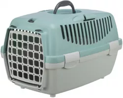 Transportní box CAPRI I, XS: 32x31x48cm (max. 6kg), světle šedá/šalvějová