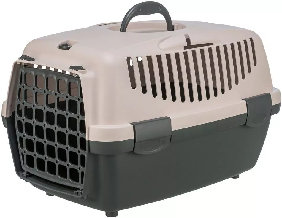 Transportní box CAPRI I, XS: 32x31x48cm (max. 6kg), tmavě šedá/tělová TRIXIE