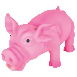 Chrochtající MINI prasátko, latex 17cm TRIXIE