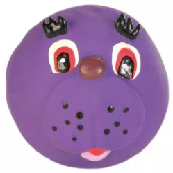Míček s obličejem, latex 7cm TRIXIE