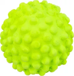 Neonový míč se špuntíky mechová guma 7cm TRIXIE