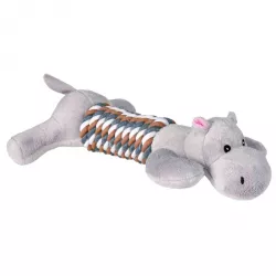 Plyšová aportovací zvířátka pes/hroch 32 cm TRIXIE