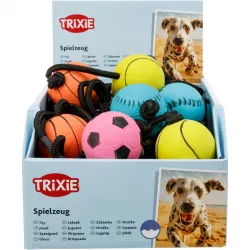 Sportovní míč na šňůře, mechová guma, 6cm/30cm TRIXIE