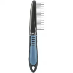 Plastový hřeben kombinovaný sprotiskluzovou rukojetí 22 cm TRIXIE