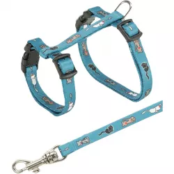 Nylonový postroj pro koťata -motiv 21-34cm/8mm TRIXIE Nylonový postroj pro koťata -motiv 21-34cm/8mm TRIXIE