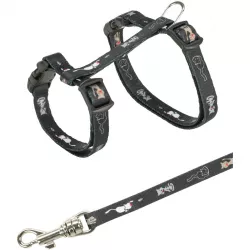 Nylonový postroj pro koťata -motiv 21-34cm/8mm TRIXIE Nylonový postroj pro koťata -motiv 21-34cm/8mm TRIXIE