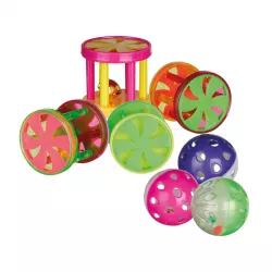 Plastový míček/klec s rolničkou 4,5cm/4cm TRIXIE