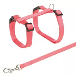 Postroj s rychlouzávěry + vodítko na kočku 26-43cm/10mm 1,2m TRIXIE