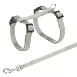 Postroj s rychlouzávěry + vodítko na kočku 26-43cm/10mm 1,2m TRIXIE
