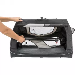 Transportní nylonový box Vario S 61x43x46 cm černo-šedý TRIXIE