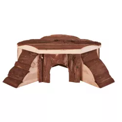 Dřevěný domek rohový THORDIS pro myši, křečky 21x7x19/19 cm TRIXIE