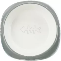 Keramická miska 200ml/13cm - CAT + rybí kostra TRIXIE