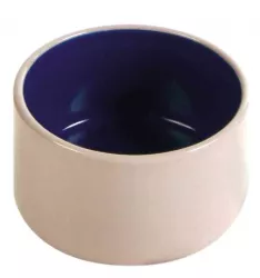 Keramická miska s glazurou 100ml/7cm - béžovo/modrá TRIXIE