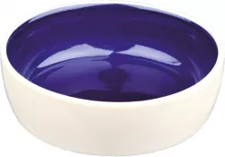 Keramická miska s glazurou 300ml/12cm - krémovo/modrá TRIXIE Keramická miska s glazurou 300ml/12cm - krémovo/modrá TRIXIE
