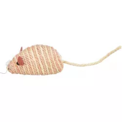 Myš se štěrchacími kuličkami uvnitř, sisal 10 cm TRIXIE