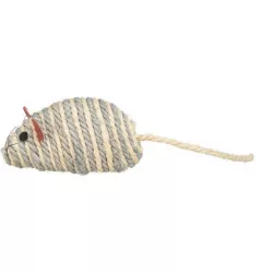 Myš se štěrchacími kuličkami uvnitř, sisal 10 cm TRIXIE