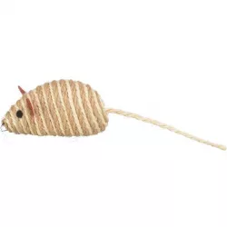 Myš se štěrchacími kuličkami uvnitř, sisal 10 cm TRIXIE