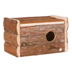 Hnízdící budka z přírodního dřeva pro andulky 21x13x12 cm TRIXIE