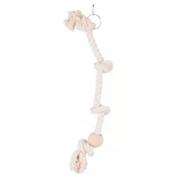 Závěsné bavlněné lano se 3 uzly 60cm/23mm TRIXIE