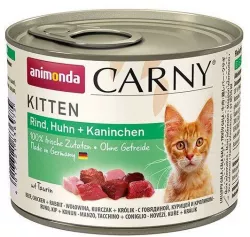 ANIMONDA konzerva CARNY Kitten - hovězí, kuře+ králík 200g ANIMONDA konzerva CARNY Kitten - hovězí, kuře+ králík 200g