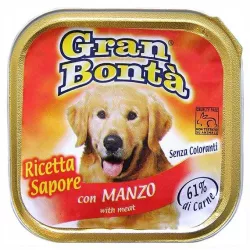 GRAN BONTA paštika s hovězím masem pro psy 150g Monge GRAN BONTA paštika s hovězím masem pro psy 150g Monge