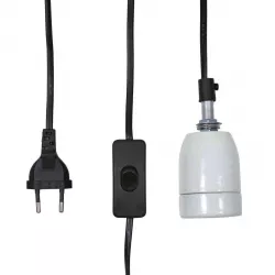 Porcelánová objímka Pro Socket do 250 W, 1,8m TRIXIE